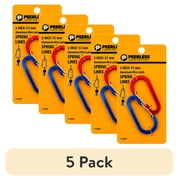 (5 pack) Multicolor Aluminum Latch Spring Links, 2 Pack, Peerless Chain Company, #4760239F