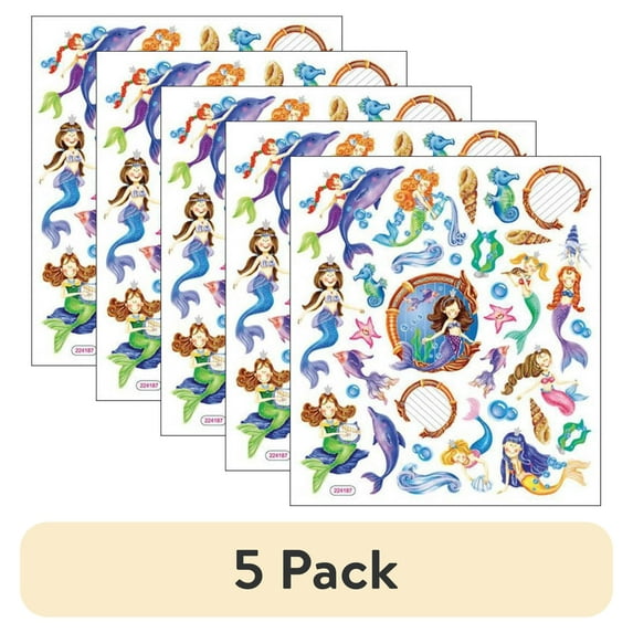 (5 pack) Sticker King Stickers-Mystical Mermaids