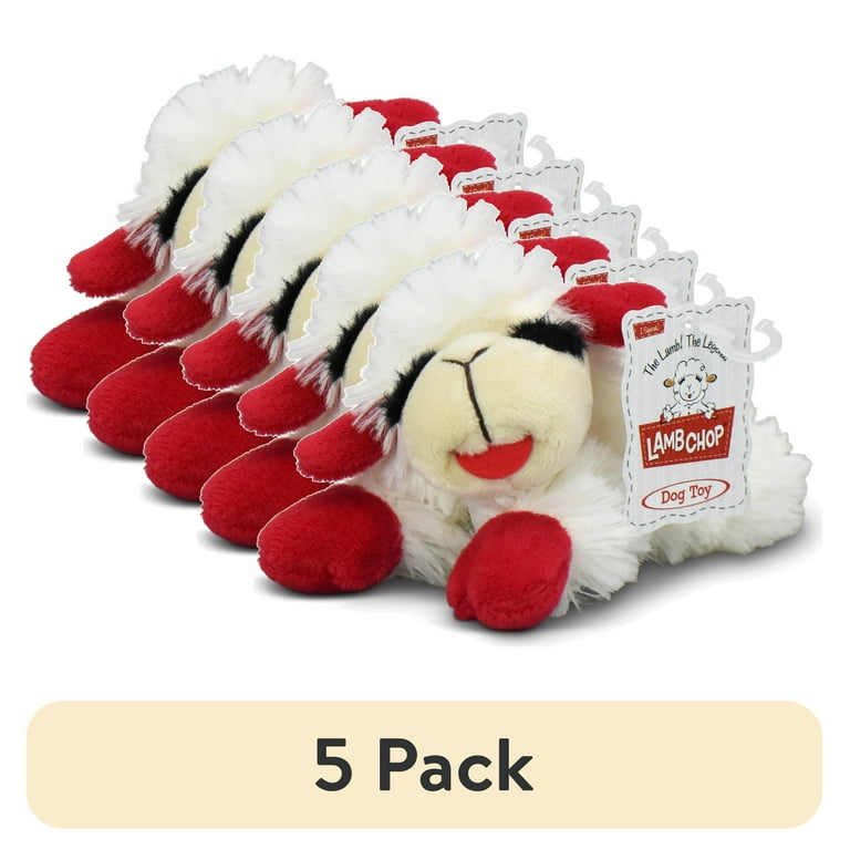 5 pack) Multipet Lamb Chop Plush Dog Toy, Small - Walmart.com