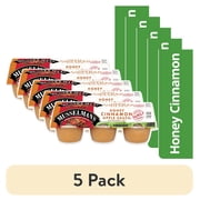 (5 pack) Musselman's Honey Cinnamon Applesauce 6, 4 oz. Cups