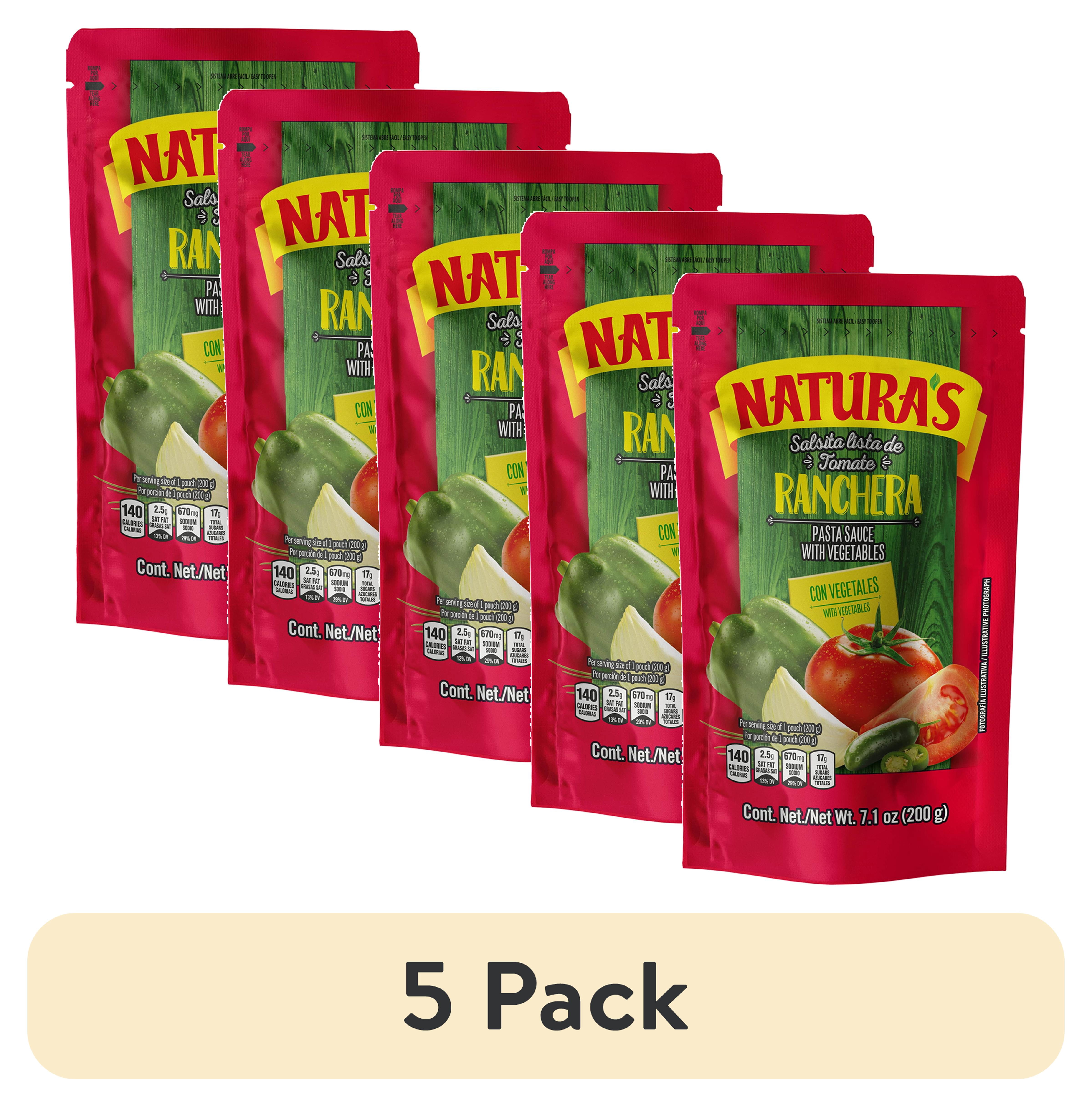 (5 pack) Natura's Tomato Sauce Ranchera, 7.1 oz (12 Pack)