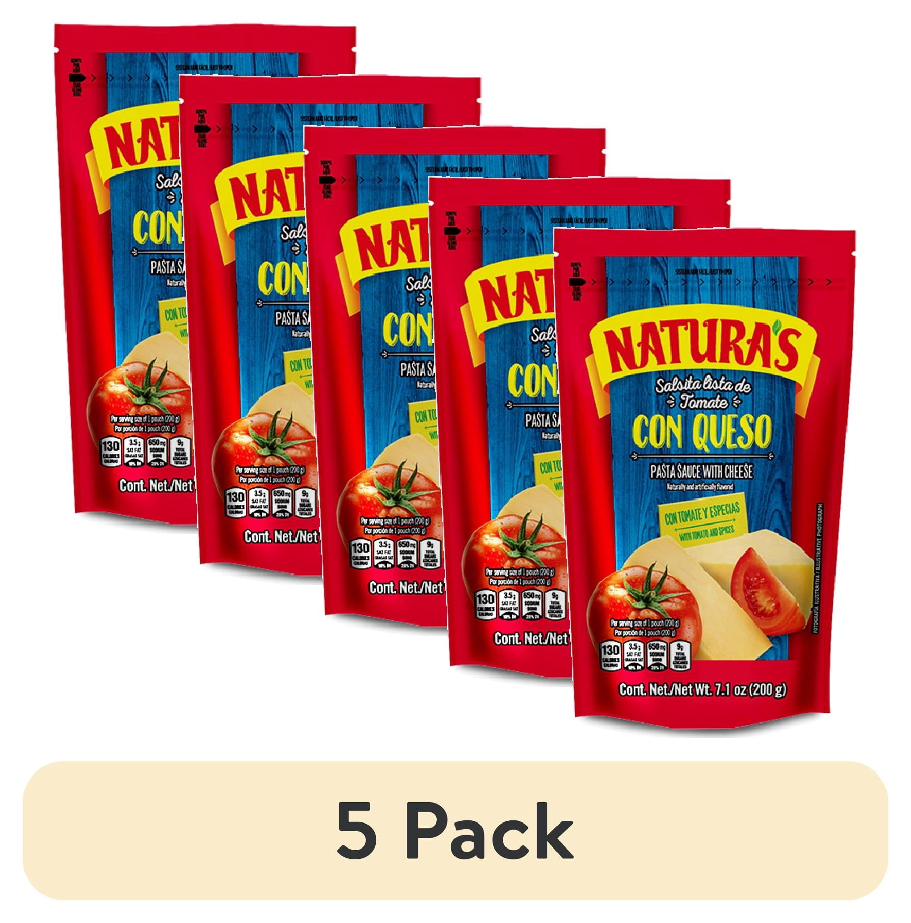 (5 pack) Natura's Tomato Sauce w/Cheese 24/7.1 oz