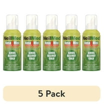 (5 pack) NeilMed NasaMist Hypertonic Saline Spray, Extra Strength for Allergy, Sinus, and Cold Relief, 4.5 oz