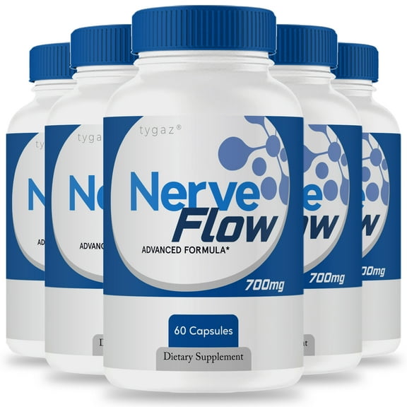 (5 pack) NerveFlow - Nerve Flow Pill Supplement
