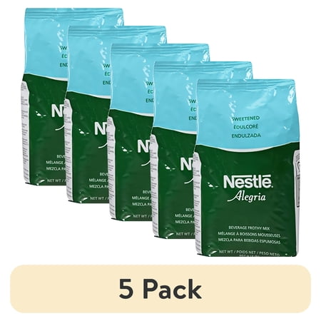 (5 pack) Nestle Alegria, Sweetened Beverage Frothy Mix , 32-Ounce Package