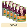thumbnail image 1 of (5 pack) Nisha Creme Hair Color | Permanent Long Lasting Wine Hair Dye Colour Kit | Wine Burgundy | Mini Box 40gm / 1.35 Oz, 1 of 10
