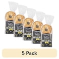 thumbnail image 1 of (5 pack) O'Doughs Thins - Sesame Bagels 10.6 oz | Presliced | Good Source of Fibre, Cholesterol Free, Trans Fat Free. | Pack of 3, 1 of 5