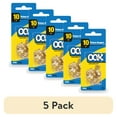 thumbnail image 1 of (5 pack) Ook Picture Hangers, 10 lbs, for Drywall and Wood, Steel, Brass Finish, Gold, 8 pack, 1 of 12