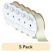 (4 pack) Offray Ribbon, Lagoon Blue 1 1/2 inch Grosgrain Polyester Ribbon, 12 feet