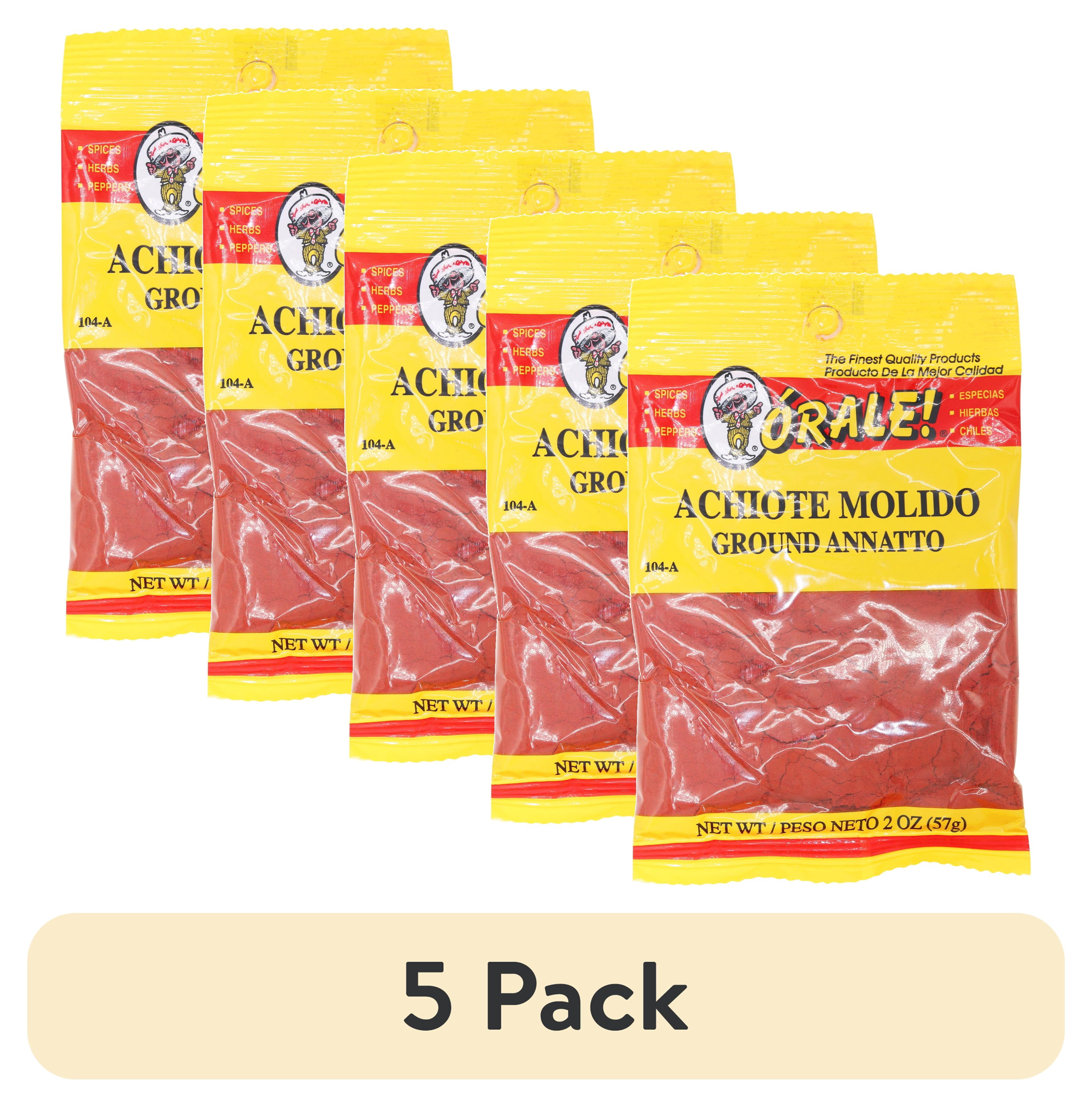 (5 pack) Orale Ground Annatto, 2 oz Bottle