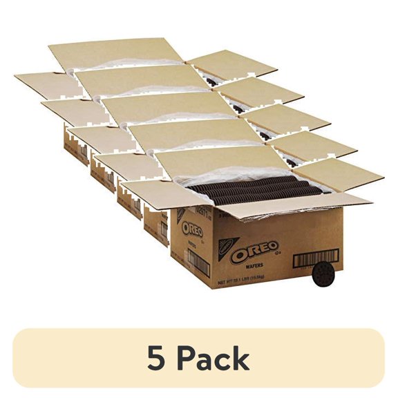 (5 pack) Oreo Chocolate Sandwich Cookies 3-inch Wafers
