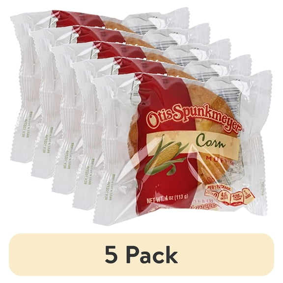 (5 pack) Otis Spunkmeyer Otis Spunkmeyer Individually Wrapped Corn Muffins | 4 Oz, 12 Count