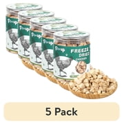 5 pack PAWUP Freeze Dried Chicken Treats for Dog and Cat, Single Ingredient Chicken Breast, Grain Free, High Protein Snacks for Training, 4.6oz