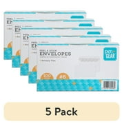PEN + GEAR #6 Privacy Tint Peel and Stick Envelopes, White, 3.63" x 6.5", 100 Count