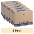 thumbnail image 1 of (5 pack) Pen+Gear Large Moving Boxes, 24L x 16W x 19H, Kraft, 1 of 18