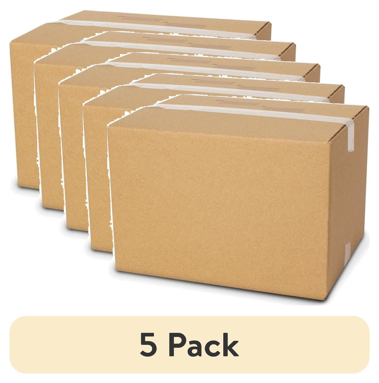 (5 pack) Pen+Gear Recycled Shipping Boxes 15"L x 12"W x 10"H, 1 Count