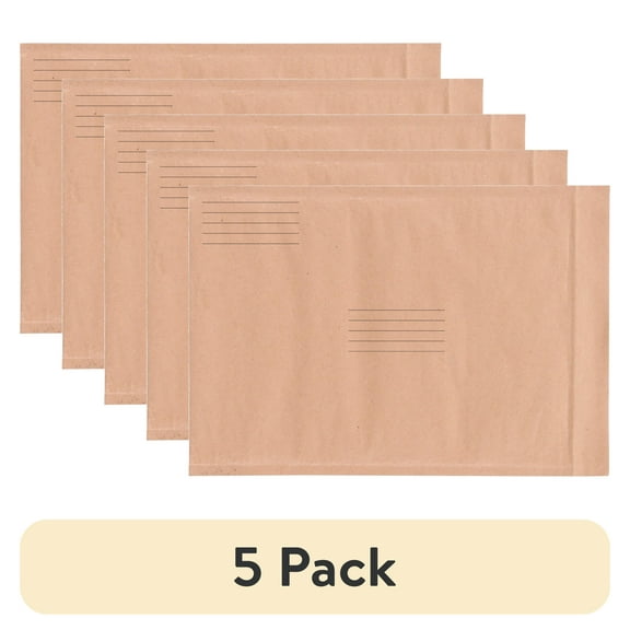 (5 pack) Pen+Gear Self-Seal Honeycomb Padded Mailer, #5 (10.5" x 16"), 1 Count
