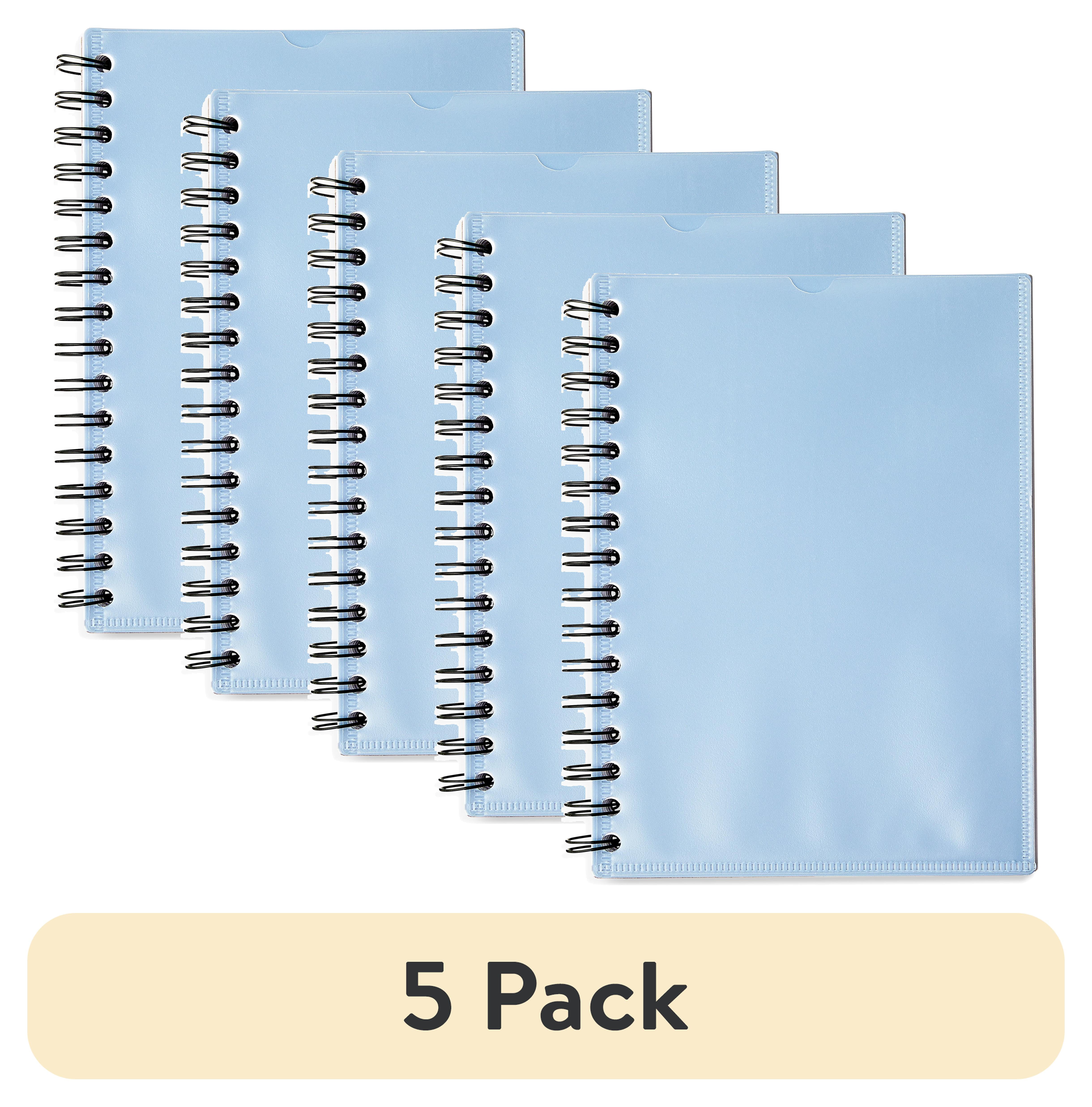 (5 pack) Pen+Gear Sketch Diary, 70 Sheets, 5.5" x 8.5", Blue