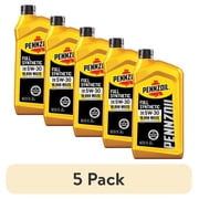 5 pack Pennzoil Full Synthetic 5W-30 Motor Oil, 1 Quart