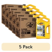 5 pack Pennzoil Platinum Full Synthetic 5W-30 Motor Oil, 5 Quart