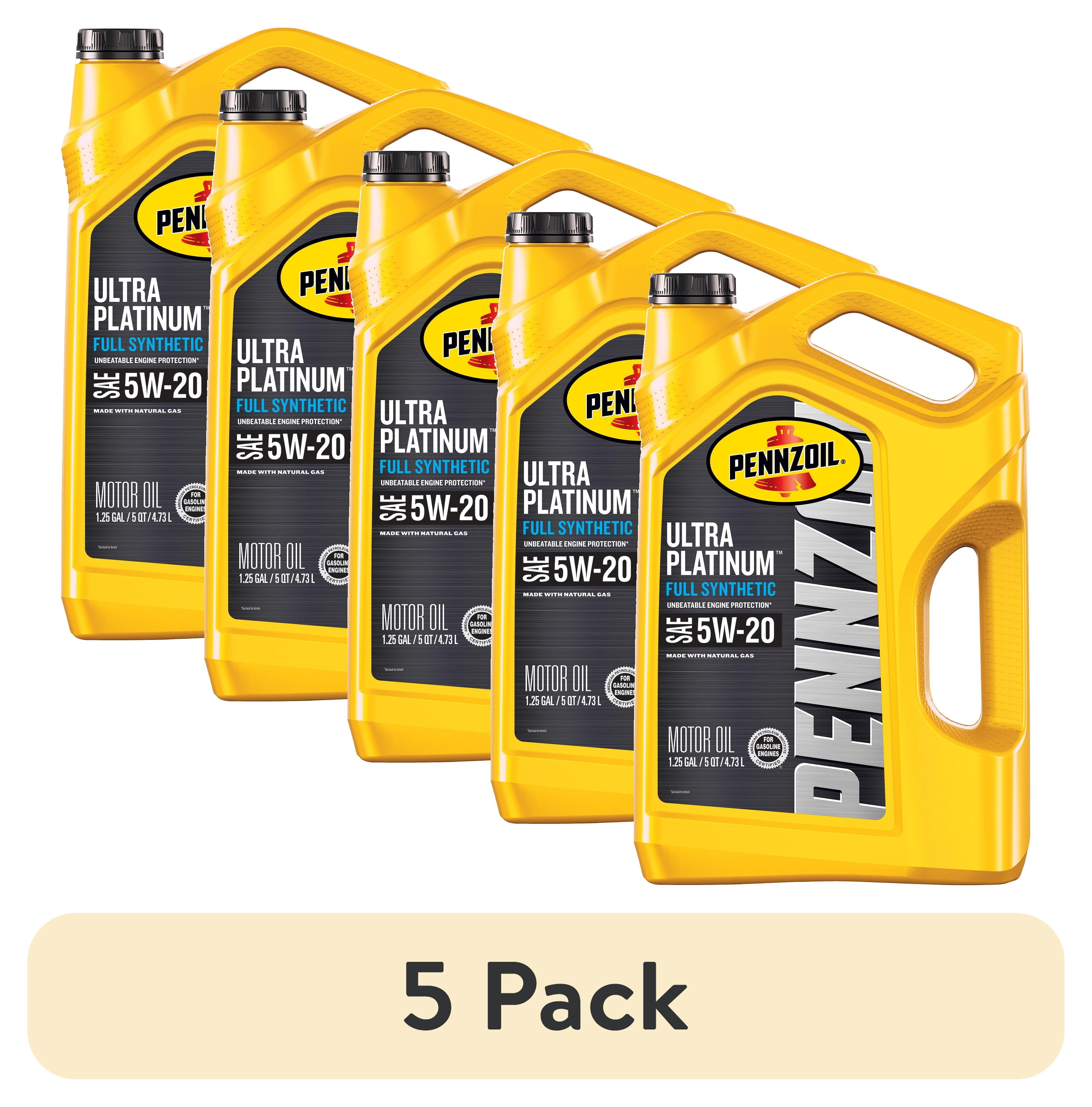 Pennzoil Ultra Platinum 5W-30 5クォート 5-pack-Pennzoil-Ultra-Platinum