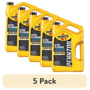 5 pack Pennzoil Ultra Platinum Full Synthetic 5W-30 Motor Oil, 5 Quart