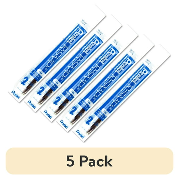 (5 pack) Pentel BK70 And BK90 Pen Refill Fine Point 2/PK Blue Ink BKL7C