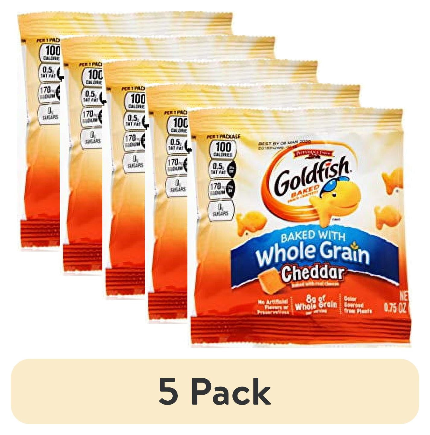 (5 pack) Pepperidge Farm Goldfish Whole Grain 100 Calorie Snack ...