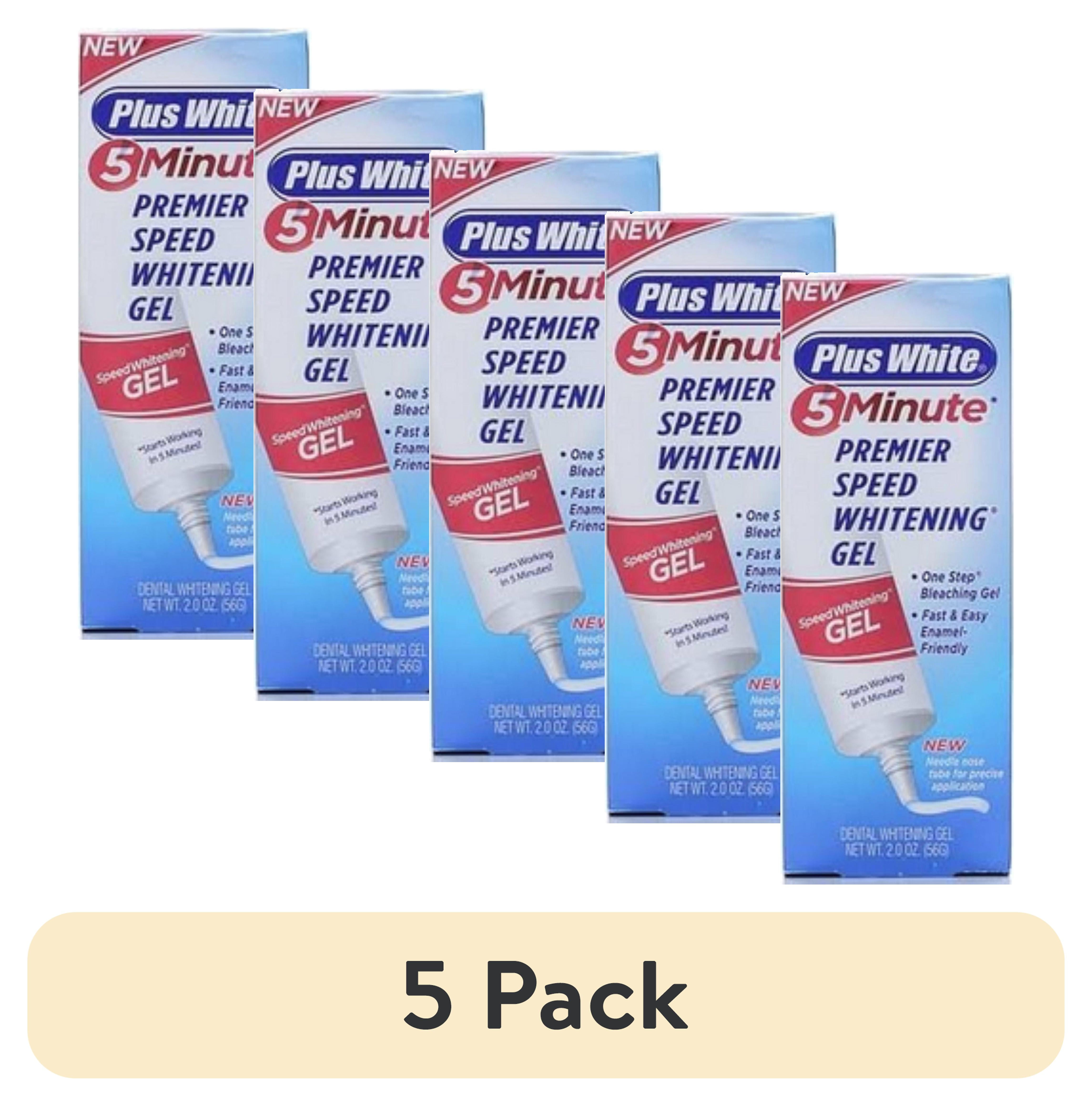 5 pack) Plus White Speed Whitening Gel - 5 Minute Results