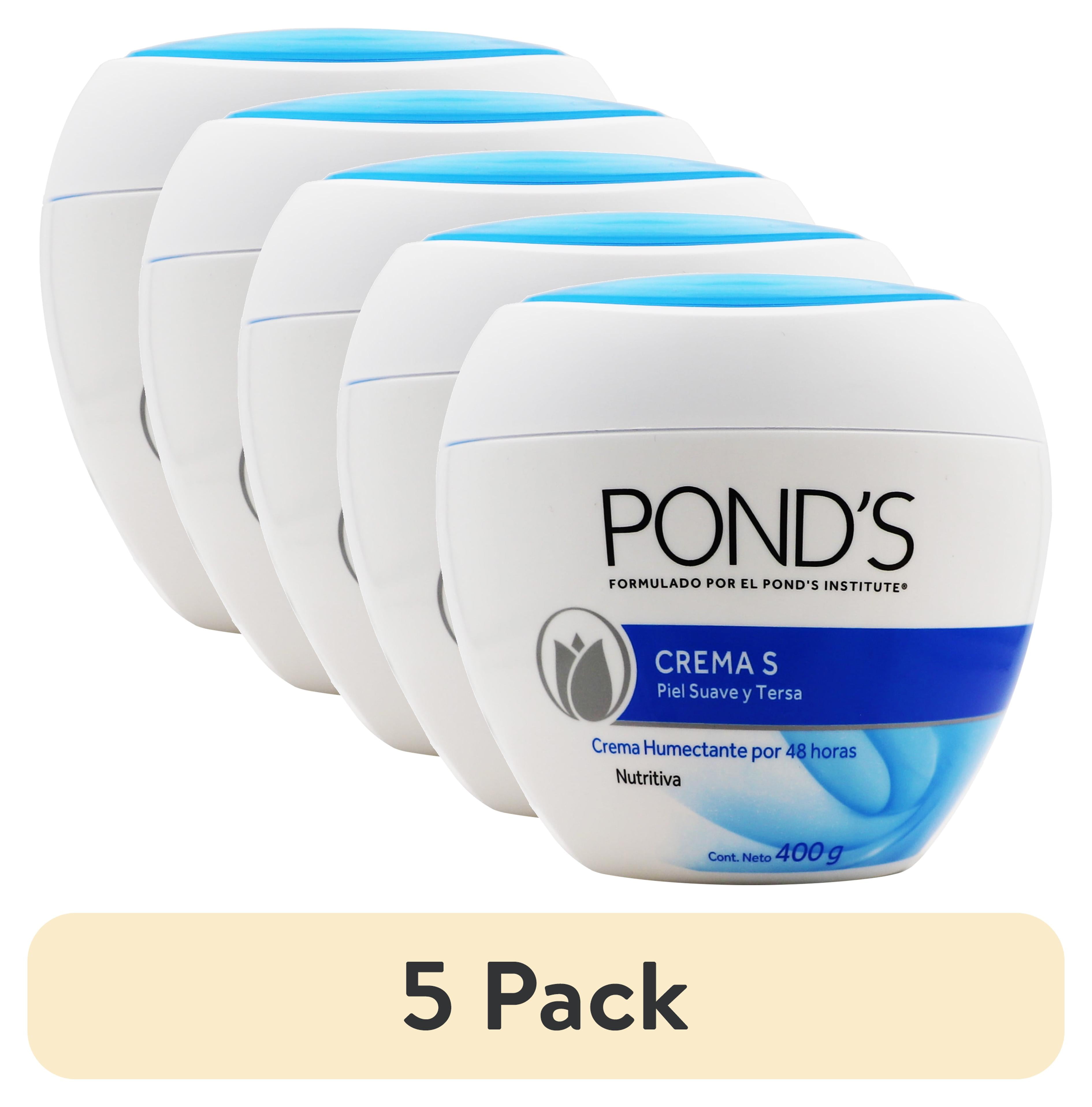 (5 pack) Pond's S Humectant Face Cream with Botanical Extracts and Nutrients, Normal to Dry Skin, 14.2 oz