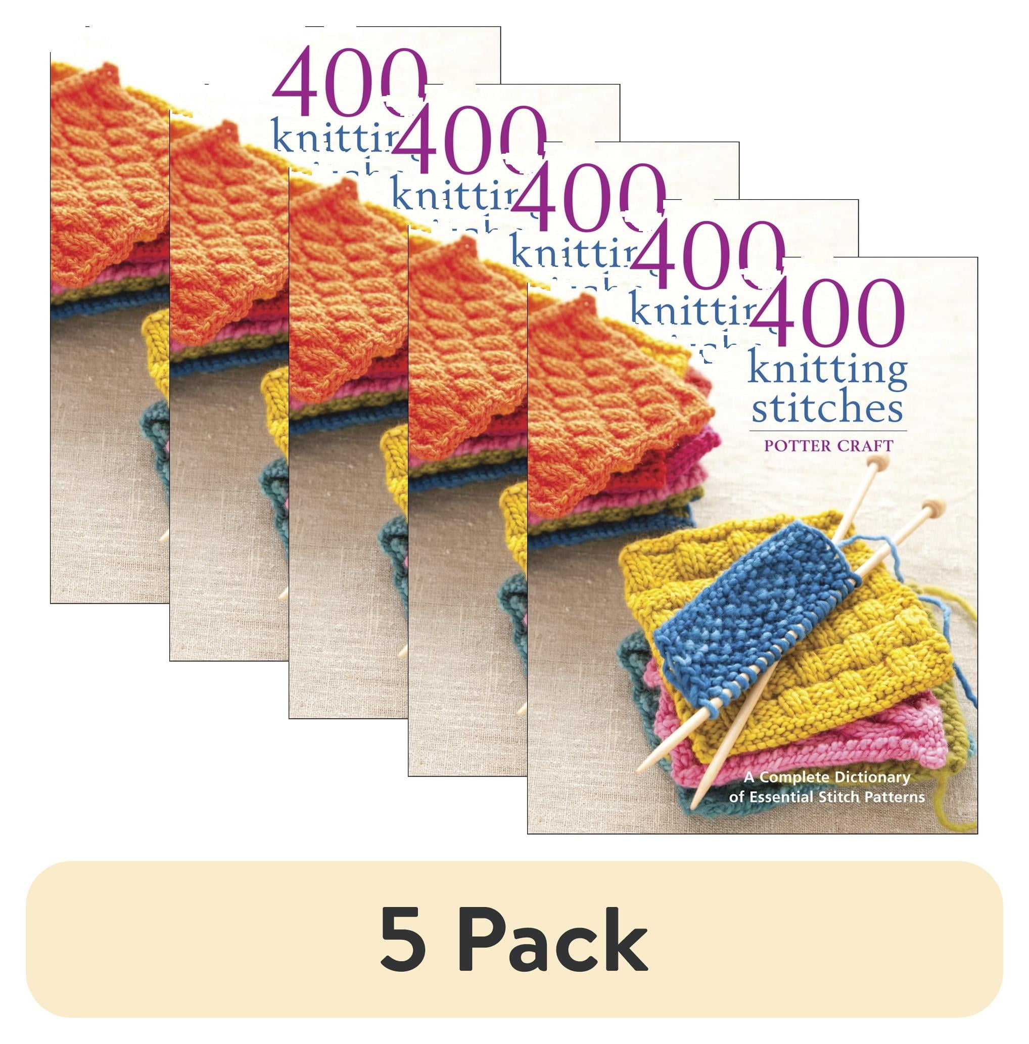 (5 pack) 400 Knitting Stitches, image size:2036x2065