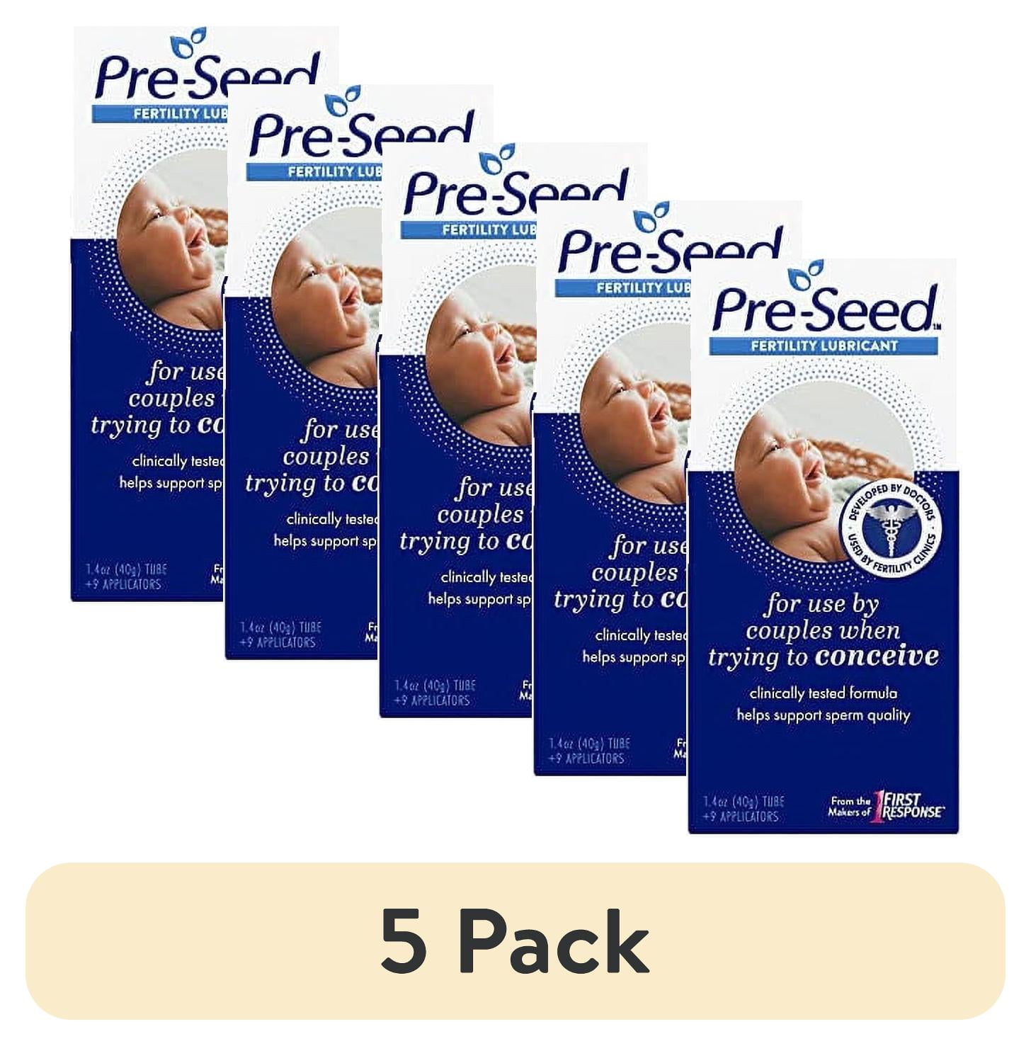 6 pack) Pre-Seed Conception Fertility-Friendly Personal Lubricant 1.4 oz, 9  Count