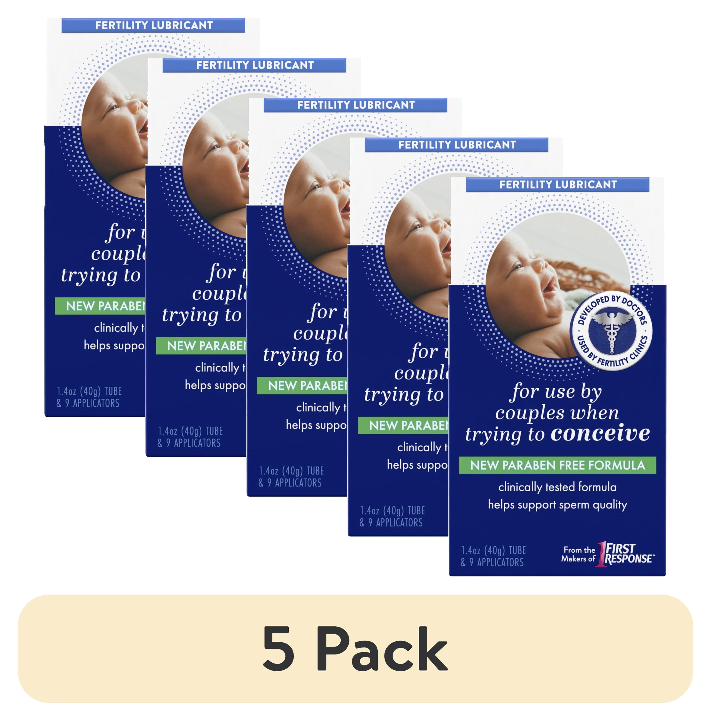 3 pack) Pre-Seed Fertility Lubricant, for Use by Couples Trying to  Conceive, with 9 Applicators, 1.4 oz Tube