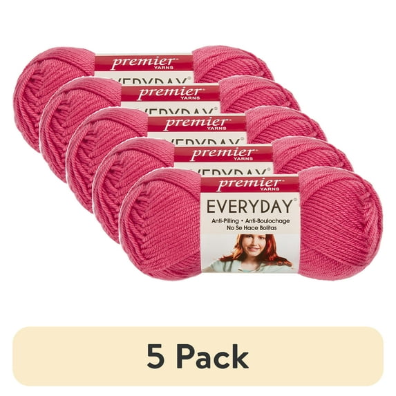 (5 pack) Premier Yarns Deborah Norville Collection Everyday Solid Yarn