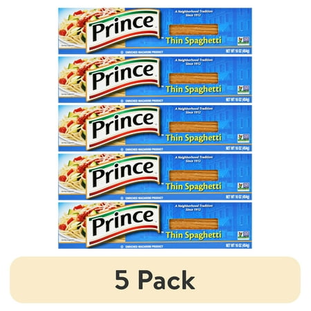 (5 pack) Prince 16 oz Thin Spaghetti Pasta