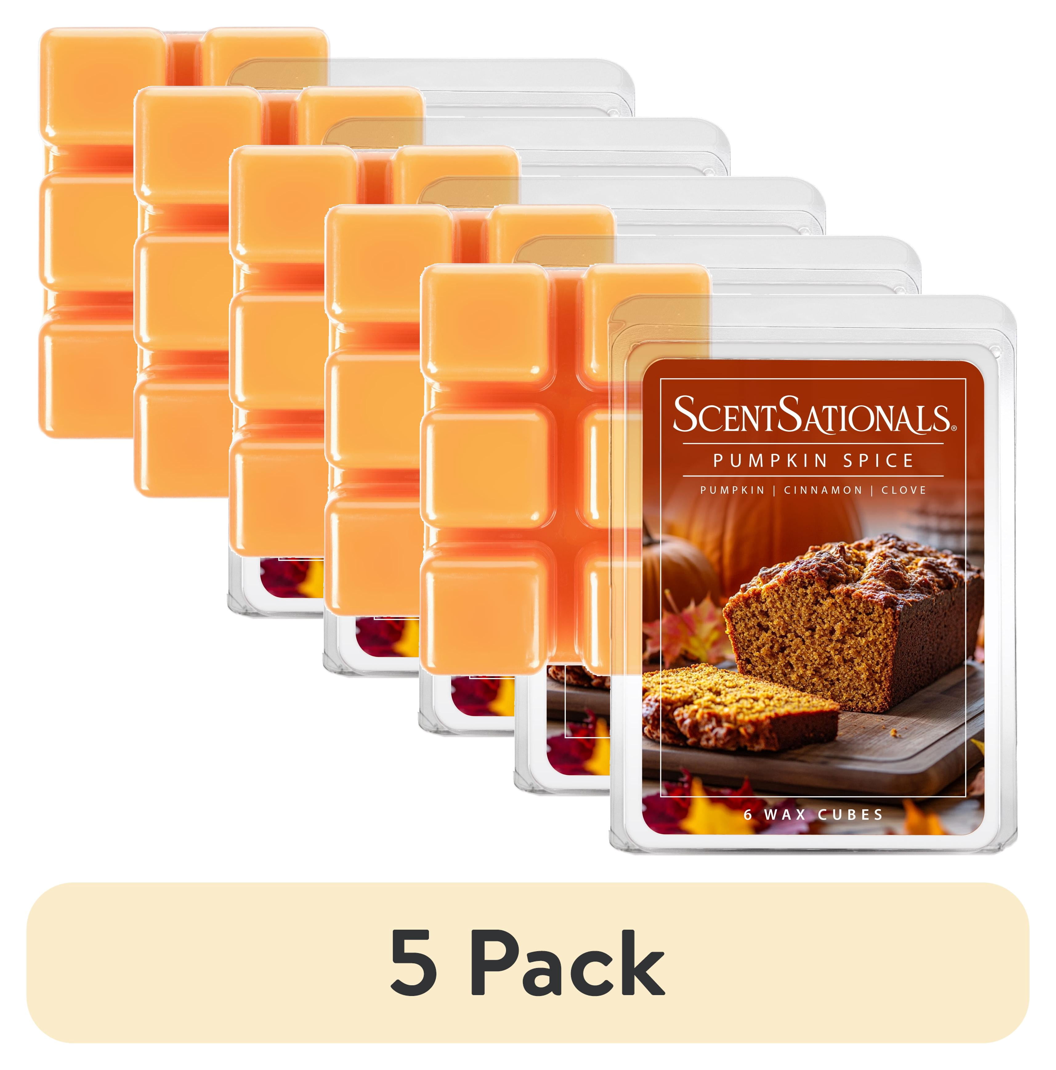 (5 pack) Pumpkin Spice Scented Wax Melts, ScentSationals, 2.5 oz (1-Pack)