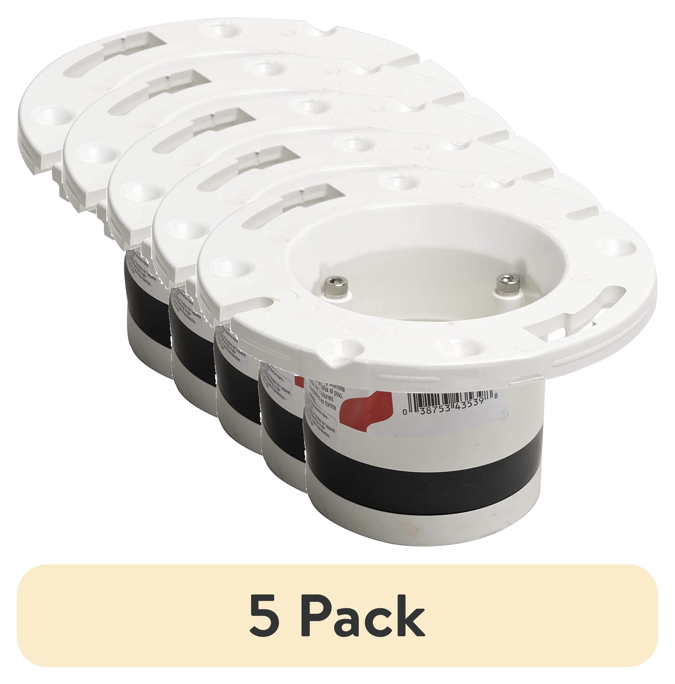 Oatey Pvc Plastic Compression Closet Flange, Fits 4-Inch Pipes, 3
