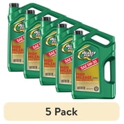 5 pack Quaker State Full Synthetic High Mileage 5W-30 Motor Oil, 5 Quart