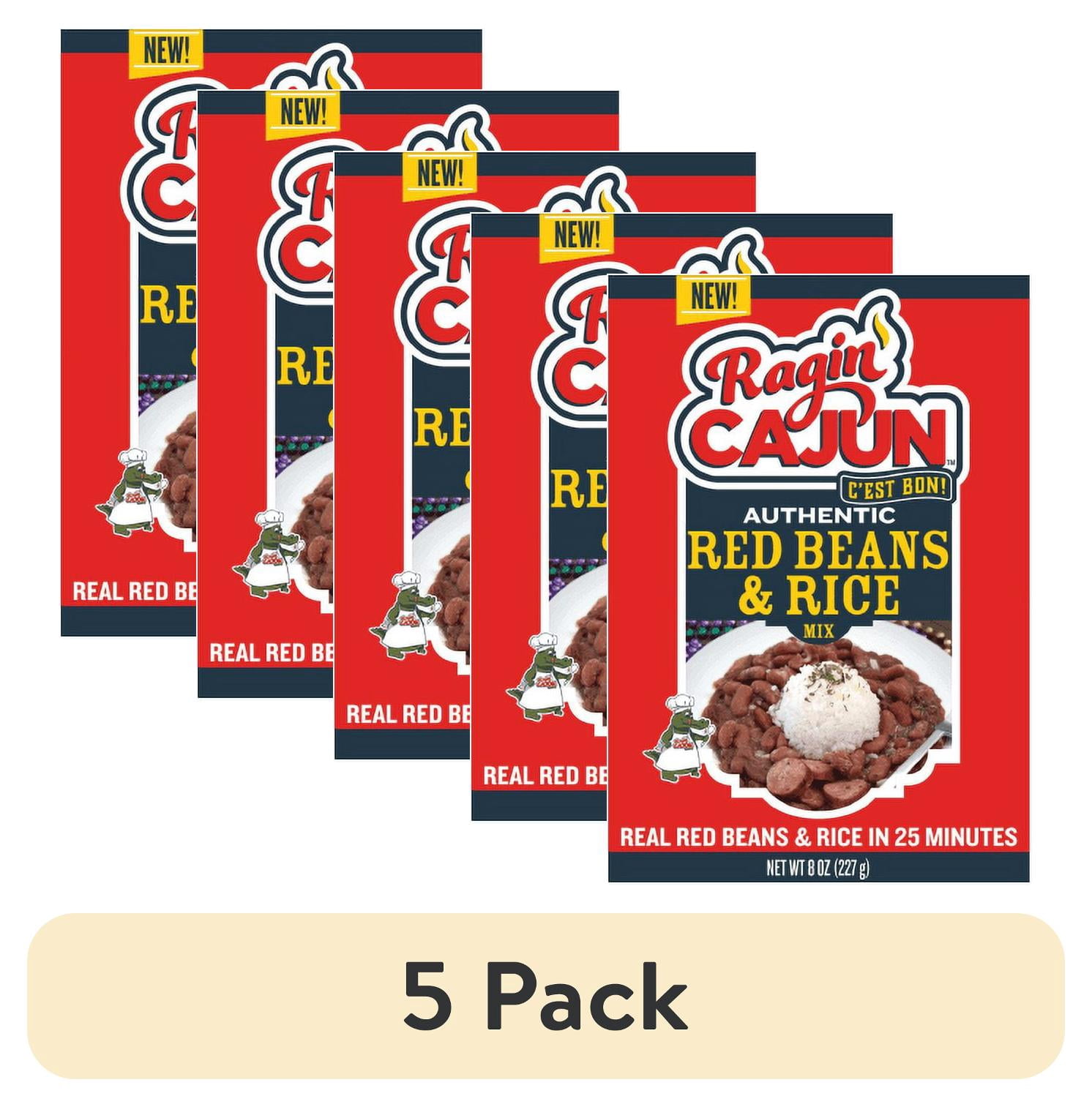 Al Ragin (5 pack) Ragin Cajun Red Beans & Rice - Walmart.com