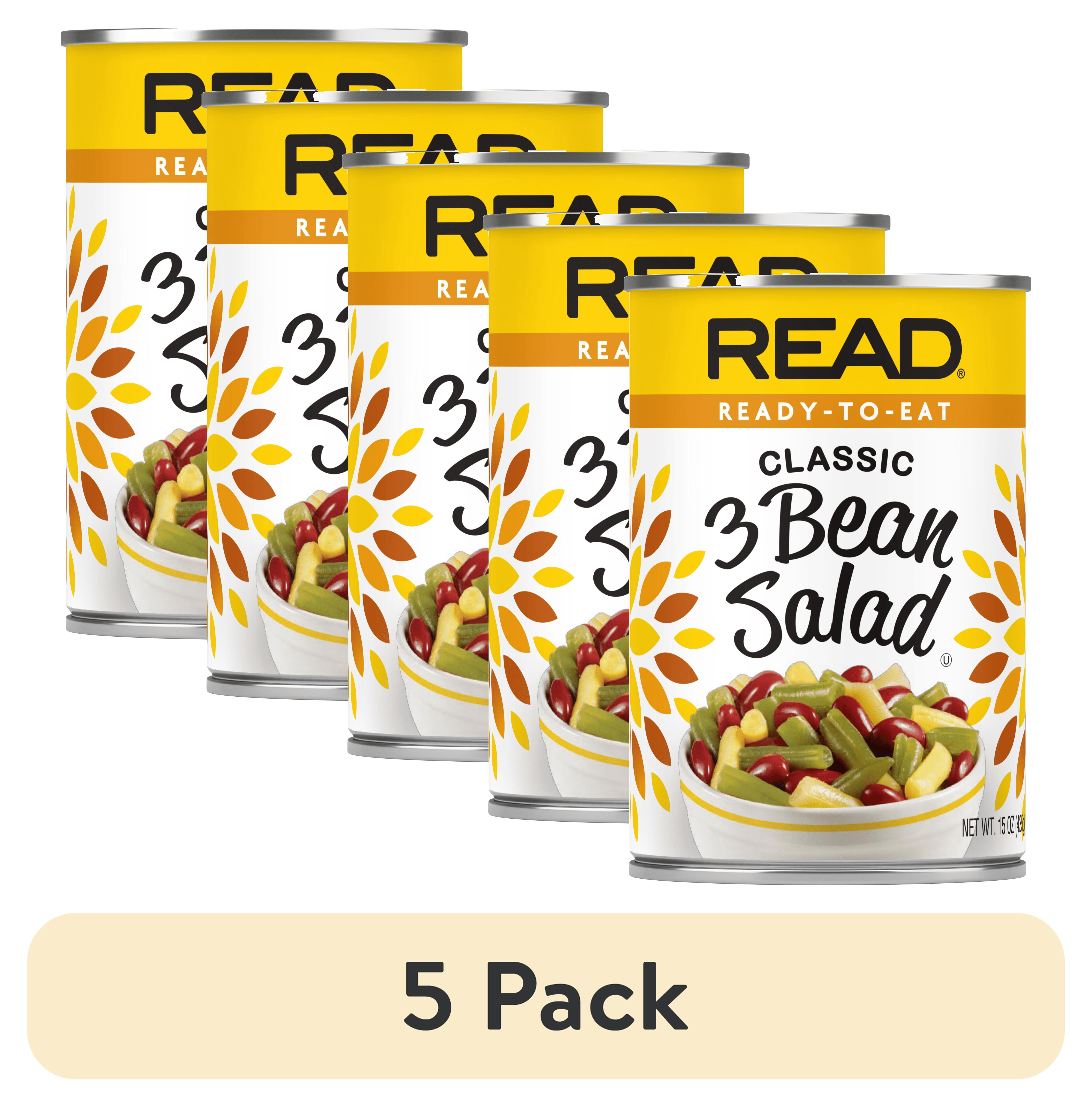 (5 pack) Read 3 Beans Salad, 15 Oz