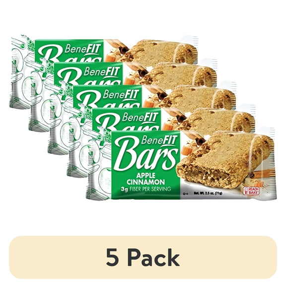(5 pack) Readi Bake BeneFIT Apple Cinnamon Cookies -- 48 per case.