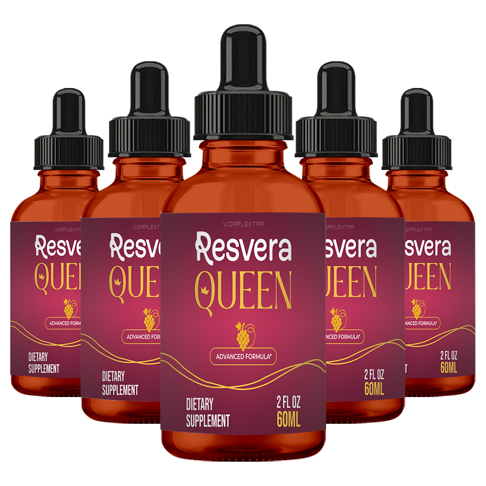 Supplement Queen Stack (5 pack) Resvera Queen Drops - Resvera Queen Liquid Supplement Drops ...