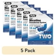 thumbnail image 1 of (5 pack) Rugby Step 2 Clear Nicotine Transdermal System Stop Smoking Aid, 14 mg, 14 Count, 1 of 3