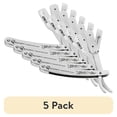 thumbnail image 1 of (5 pack) Ruvanti Straight Edge Razor for Professional Barbers, Best for Salon and Home Use - for Men's Shave (Silver), 1 of 9
