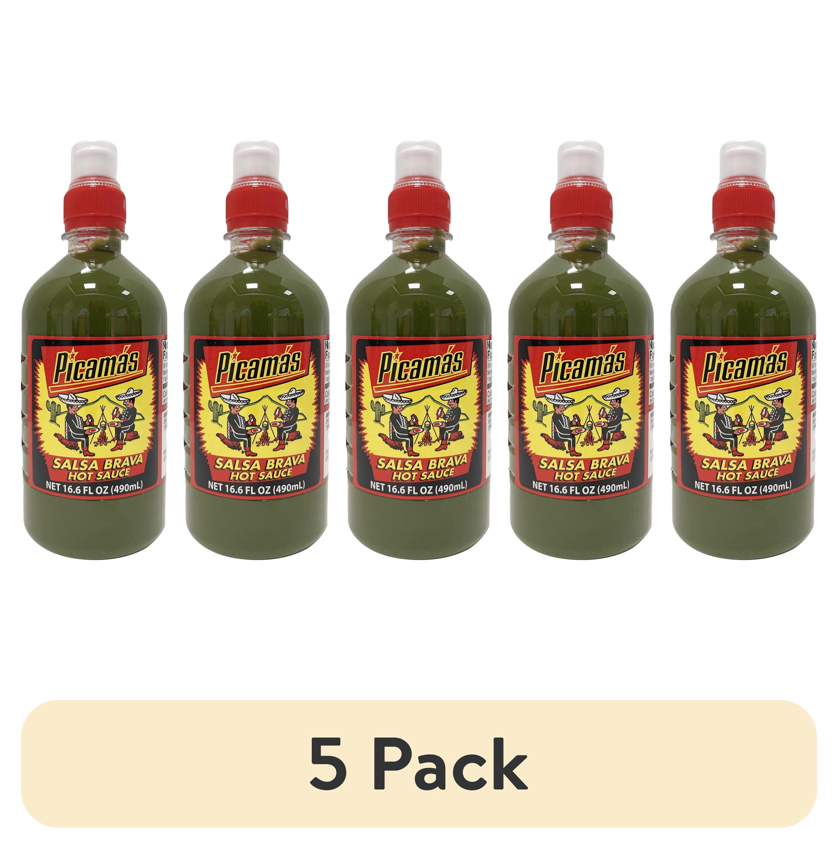 (5 pack) SALSA PICAMAS VERDE 24/6.2 OZ FL (185 ML)