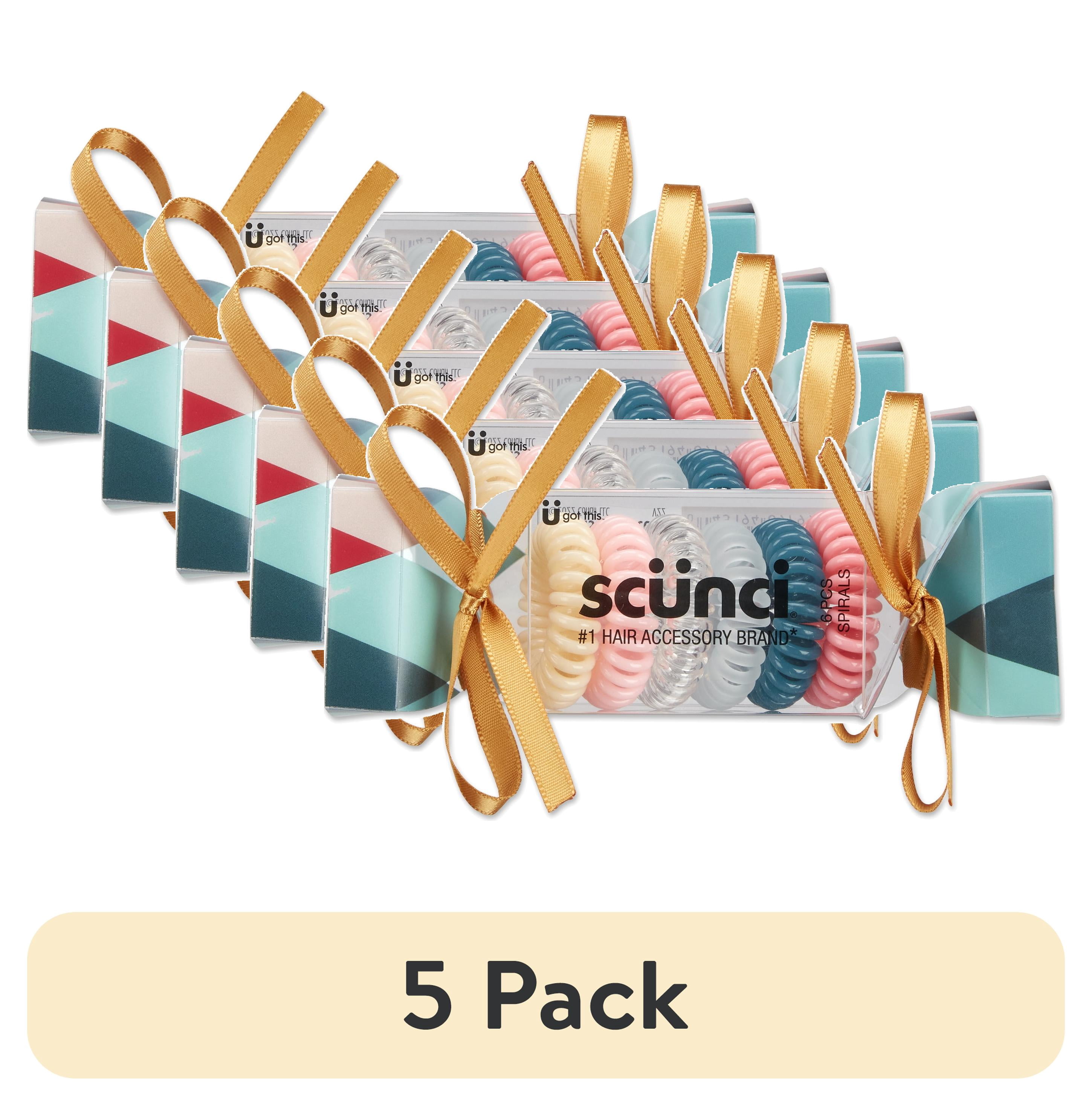 (5 pack) SCUNCI 6-PK BOLD SPIRALS CRACKER