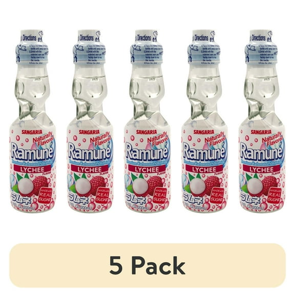(5 pack) Sangaria Ramun, Premium Carbonated Soft Drink