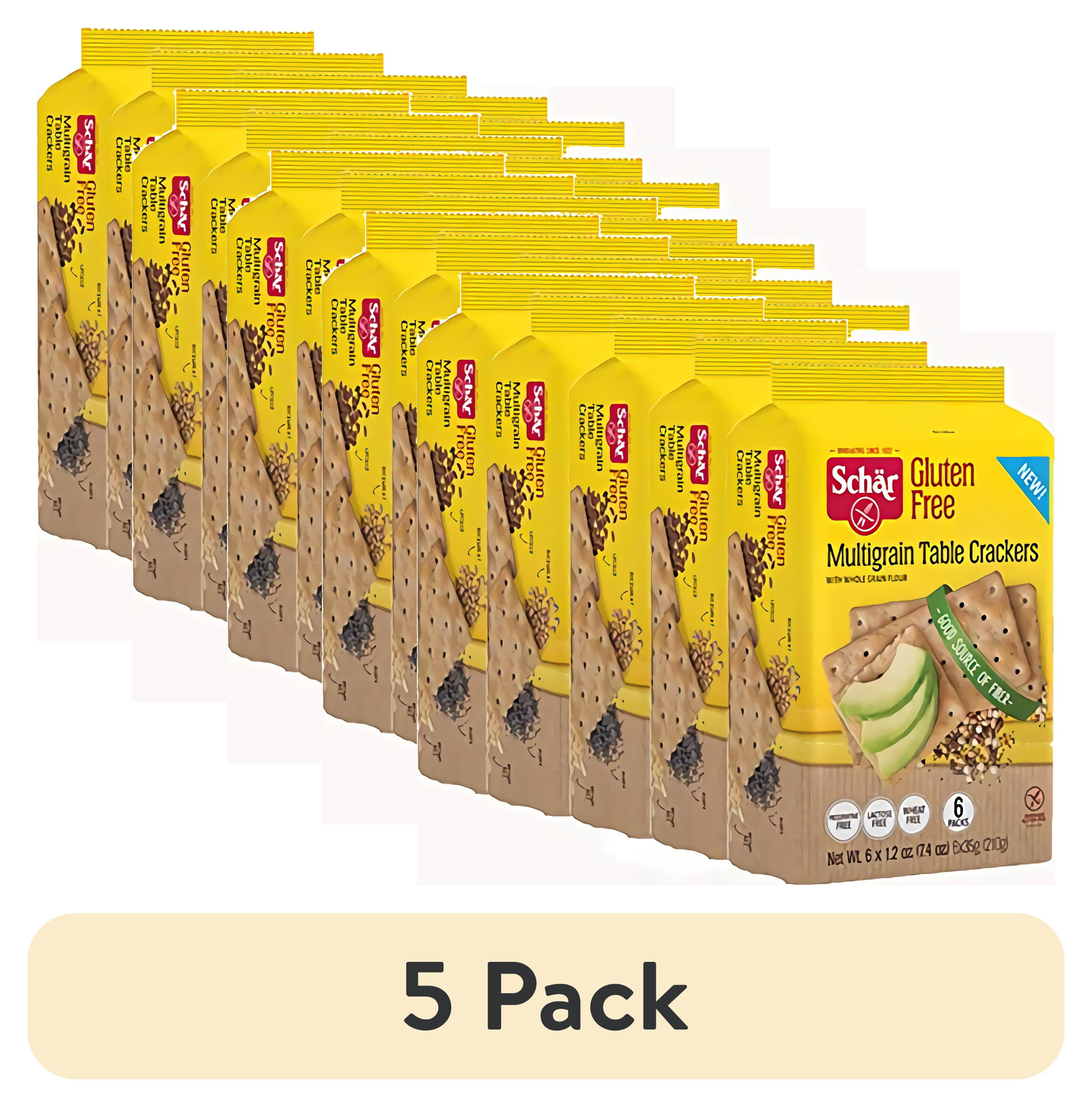 (5 pack) Schar Gluten Free Multigrain Table Crackers, 7.4 oz | Case of ...