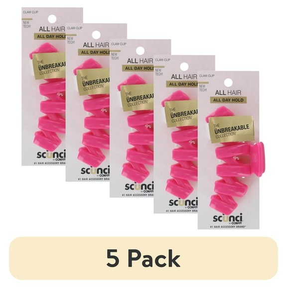 (5 pack) Scunci All Hair Claw Clip 1 ea