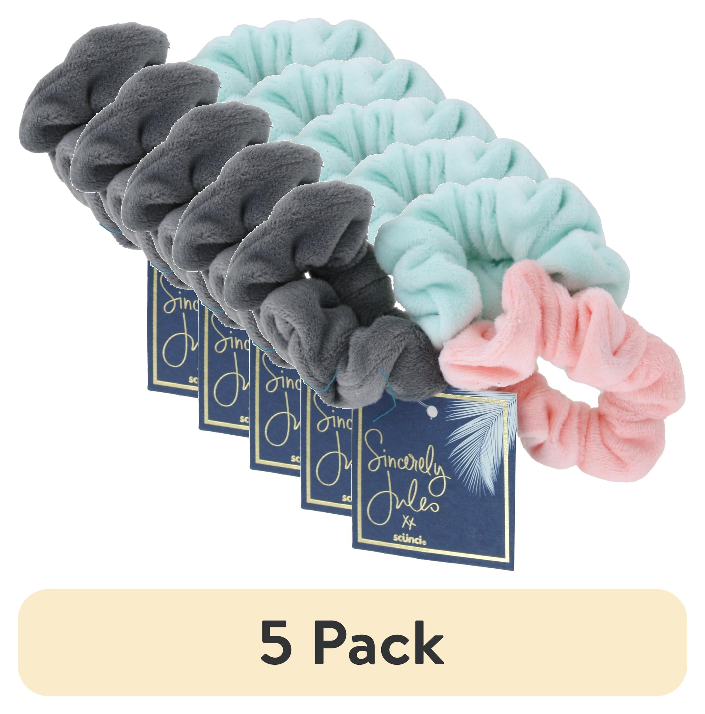 Scunci Sincerely Jules Hair Scrunchies, Assorted Colors, 3-Pieces
